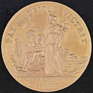 Commemorative medal from Treaty of Paris